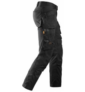 Spodnie Snickers 6241 AllroundWork - kolor czarny (black) - prawy bok.