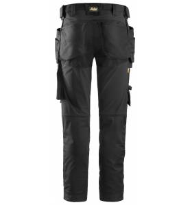 Spodnie Snickers 6241 AllroundWork - kolor czarny (black) - tył.