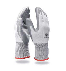 Rękawice robocze nitrylowe marki STRAUSS z linii Flexible.