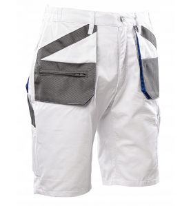 Spodnie do pasa BRIXTON PRACTICAL- bez nogawki - białe