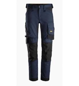 Spodnie Stretch Snickers 6341 AllroundWork, kolor granatowy - (Navy \ Black: 9504).