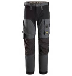 Spodnie Snickers 6375 AllroundWork z 4-kierunkowym stretchem - Steel grey\Black - 5804