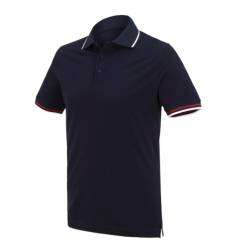 e.s. Koszulka Polo Cotton Deluxe Colour - granatowy / czerwony - 22156
