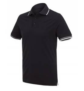 e.s. Koszulka Polo Cotton Deluxe Colour - czarny / srebrny - 88638