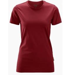 Koszulka T-shirt damski bawełniany kolor czerwony (Chili red - 1600).