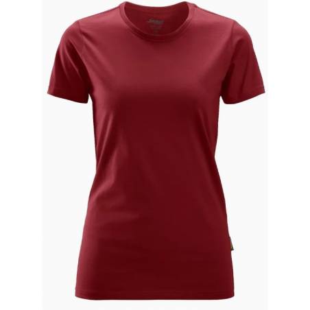 Koszulka T-shirt damski bawełniany kolor czerwony (Chili red - 1600).
