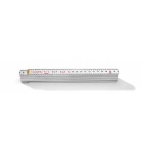 Miara składana drewniana Blockmeter H4000 Hultafors 2 m — biała (109711).
