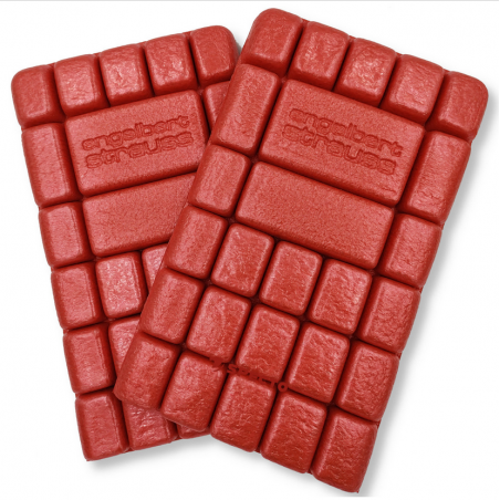 Lekkie nakolanniki Strauss z kolekcji e.s. Motion, czerwone.