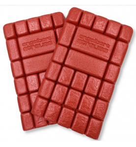 Lekkie nakolanniki Strauss z kolekcji e.s. Motion, czerwone.