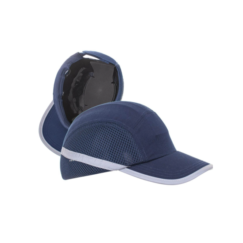 Czapka ochronna BUMPCAP z siatką granatowa Czapka ochronna BUMPCAP z siatką granatowa