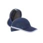 Czapka ochronna BUMPCAP z siatką granatowa Czapka ochronna BUMPCAP z siatką granatowa